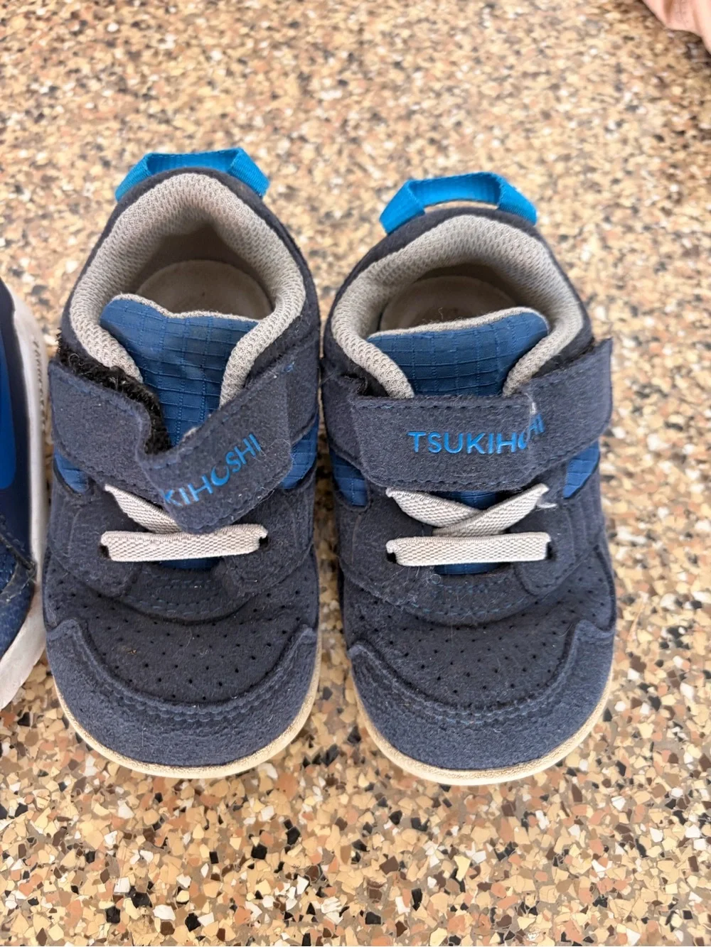 Kids Blue Athletic Slip-On Sneakers - Unbranded